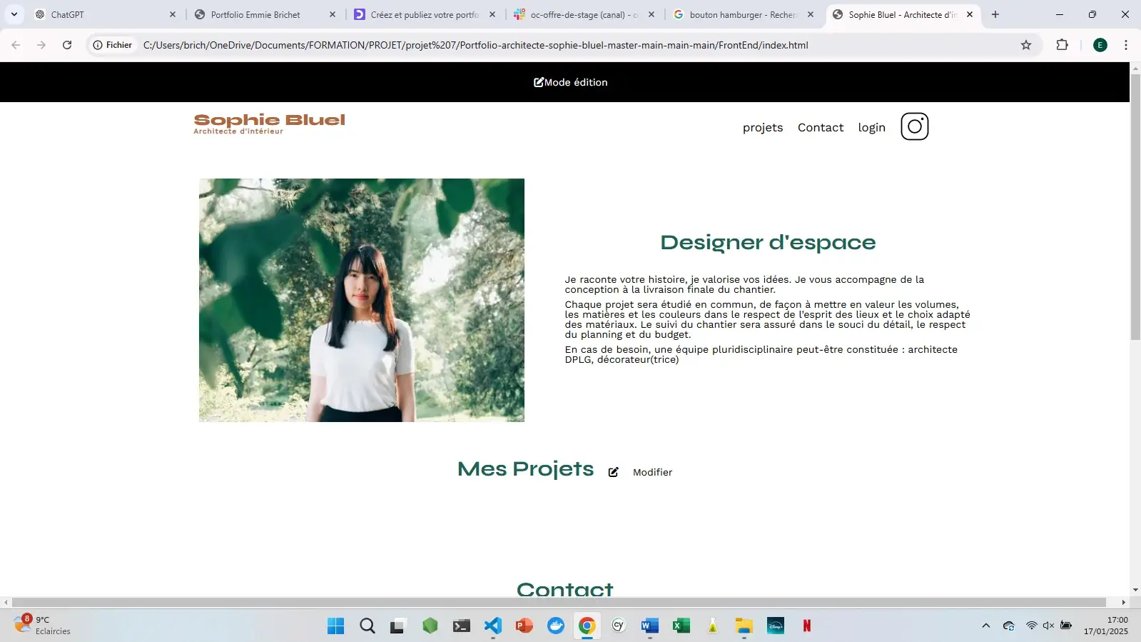 Portfolio Architecte